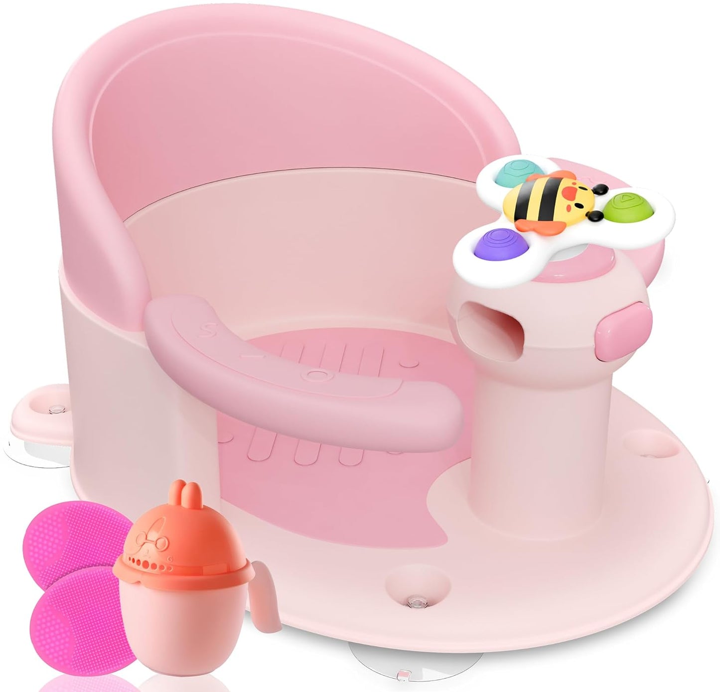 BEBELEHTM Baby Bath Seat - Safe Infant Toddler Bathtub Seat