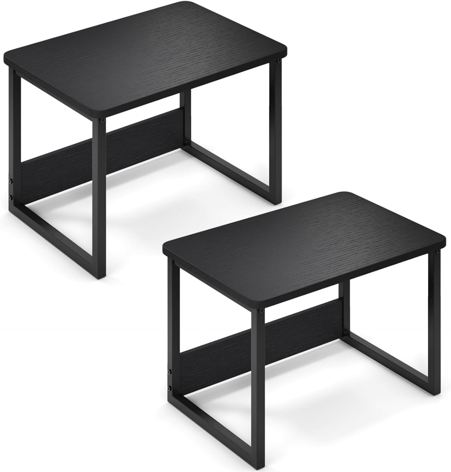 MARTY Desktop Printer Stand 2 Pack for Home Office Organization