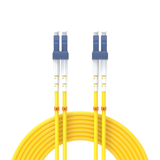 Buacoz 75Meters LC/UPC-LC/UPC Single-Mode Fiber Optic Cable