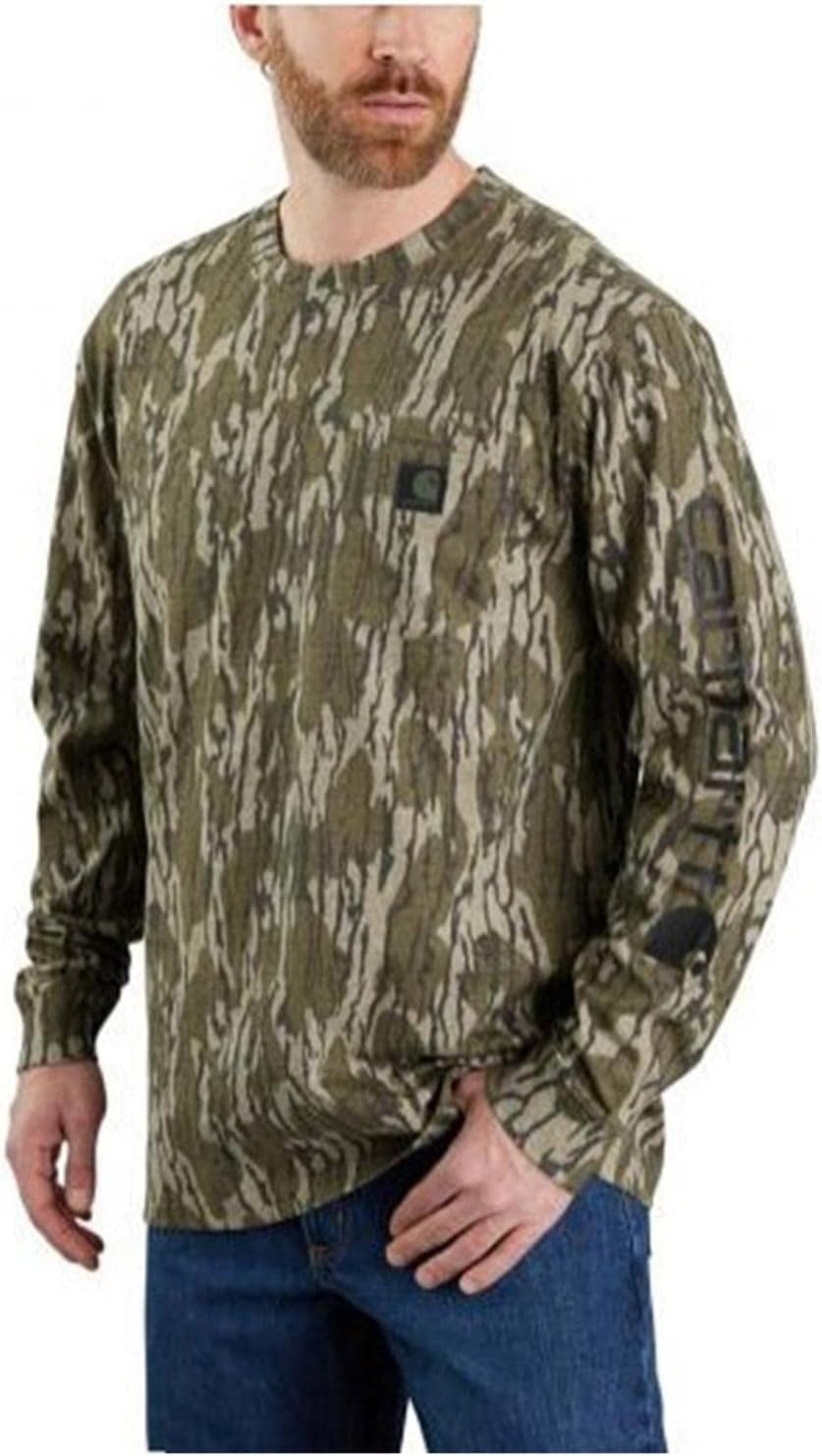 Carhartt Men's Heavyweight Camo Logo Tee