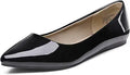 DREAM PAIRS Women's Pointed Toe Ballet Flats - Cushioned Slip On