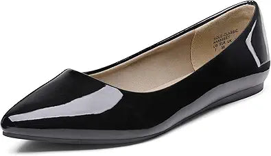 DREAM PAIRS Women's Casual Pointed Toe Ballet Flats for Comfort