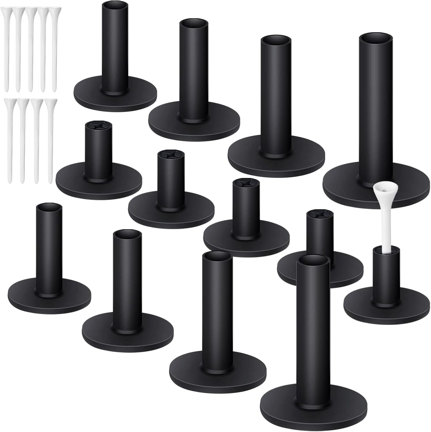 Sosation Rubber Golf Tees Set - Ultimate Versatility!