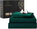1000 Thread Count Egyptian Cotton Sheets Queen Size Set - Deep Pocket