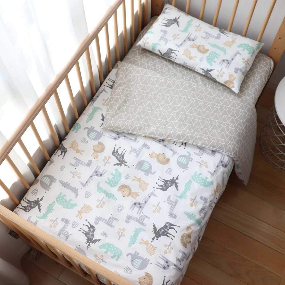 100% Cotton Crib Bedding Set for Baby Boys Girls - Soft & Cozy