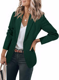 Womens Casual Blazer Open Front Long Sleeve - Office Style