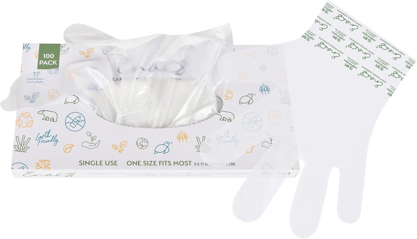 Eco-Friendly Food Service Gloves by Earth's Natural Alternative