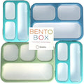 Kinsho Bento-Box Lunch Containers Family Pack for Meal Planning