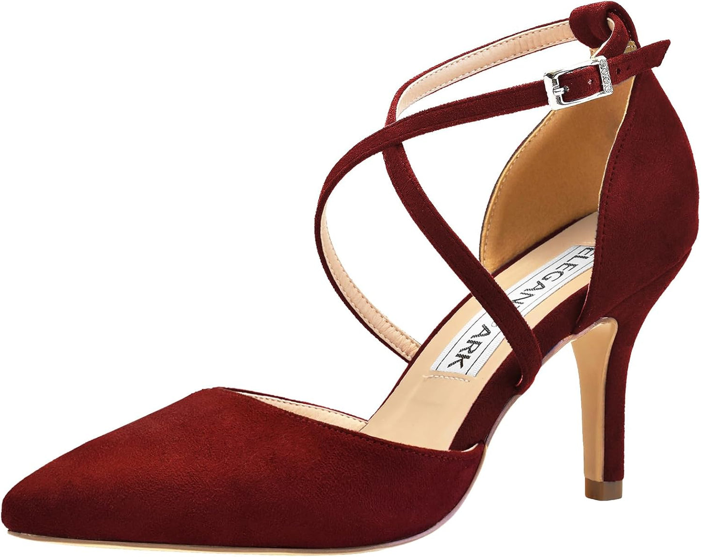 Elegant Burgundy Red Heels for Women - Stylish Pointed Pumps