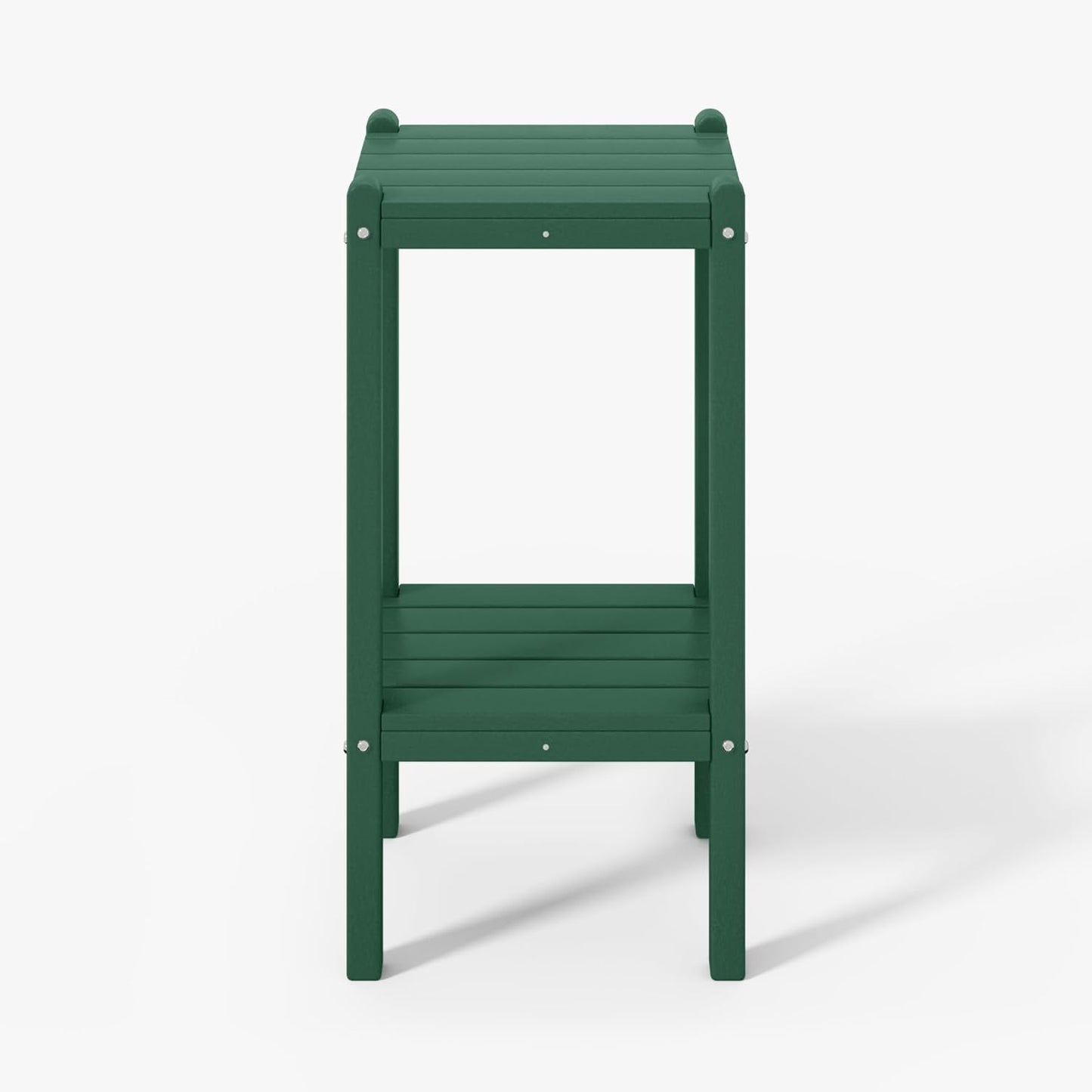 Malibu 36in Outdoor Adirondack HDPE 2-Tier Patio Side Table