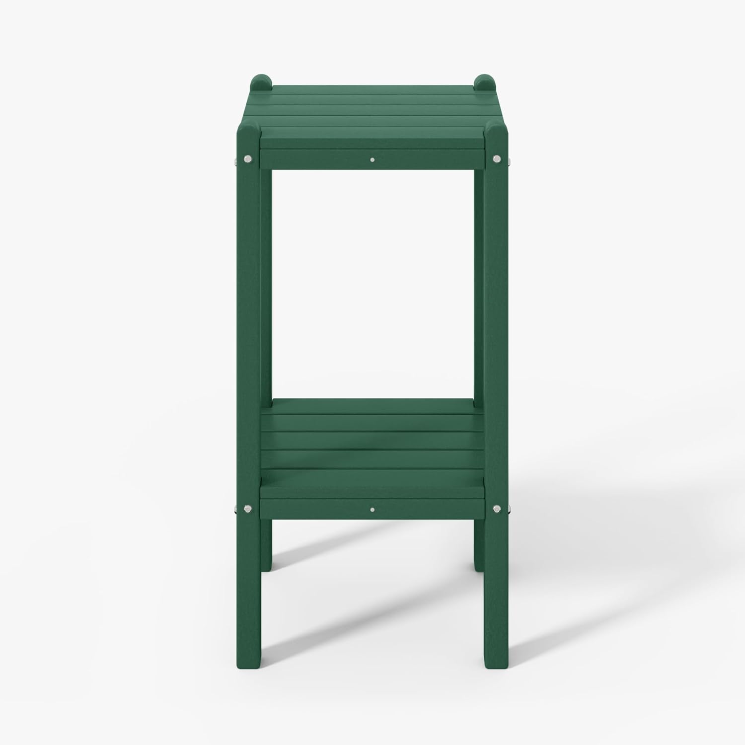 Malibu 36in Outdoor Adirondack HDPE 2-Tier Patio Side Table