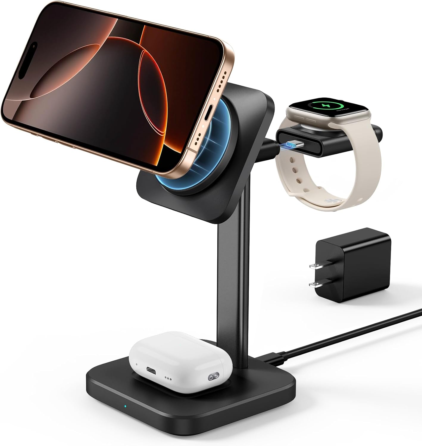 ESR 3-in-1 Wireless Charger: Charge Apple Devices Easily
