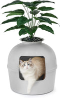 Secret Litter Box Hidden Litter Box Enclosure - Odor Control Planter