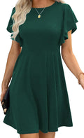 Happy Sailed Cocktail Dresses for Women Spring Summer Ruffle Sleeve