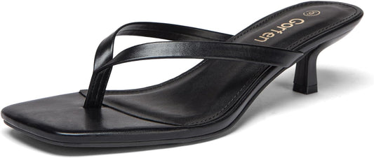 Elegant Women's Kitten Heel Sandals for Stylish Comfort