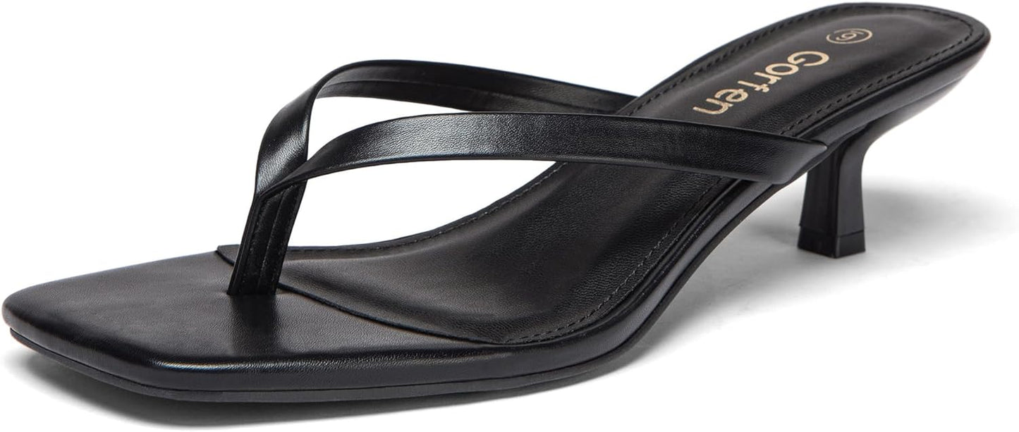 Elegant Women's Kitten Heel Sandals for Stylish Comfort