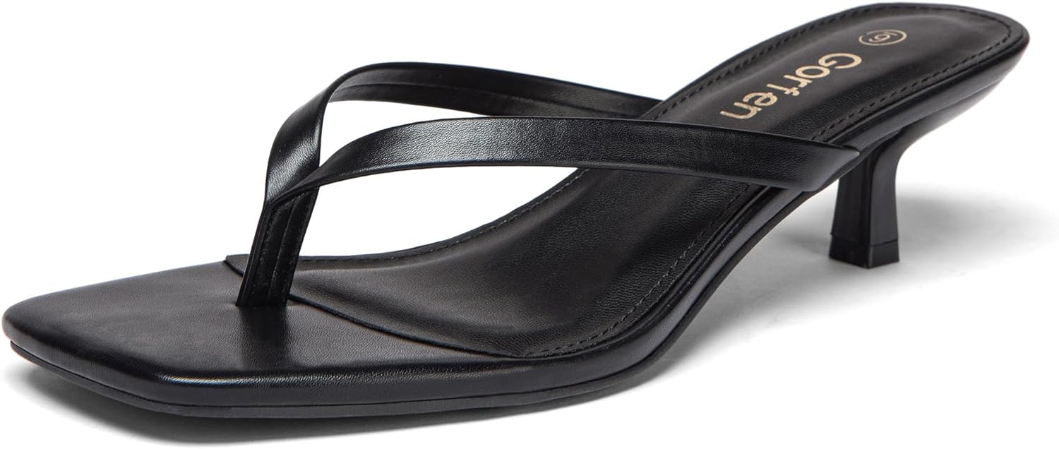 Elegant Women's Kitten Heel Sandals for Stylish Comfort