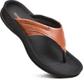 Arch Supportive Flip Flops for Women - Orthotic Strappy Beach Sandals