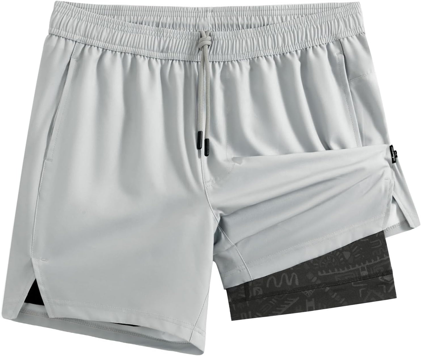 maamgic Gym Shorts for Men 7 Inch Inseam Quick Dry Athletic