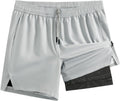 maamgic Gym Shorts for Men 7 in Inseam with Liner - Quick (Style 6SZ8)