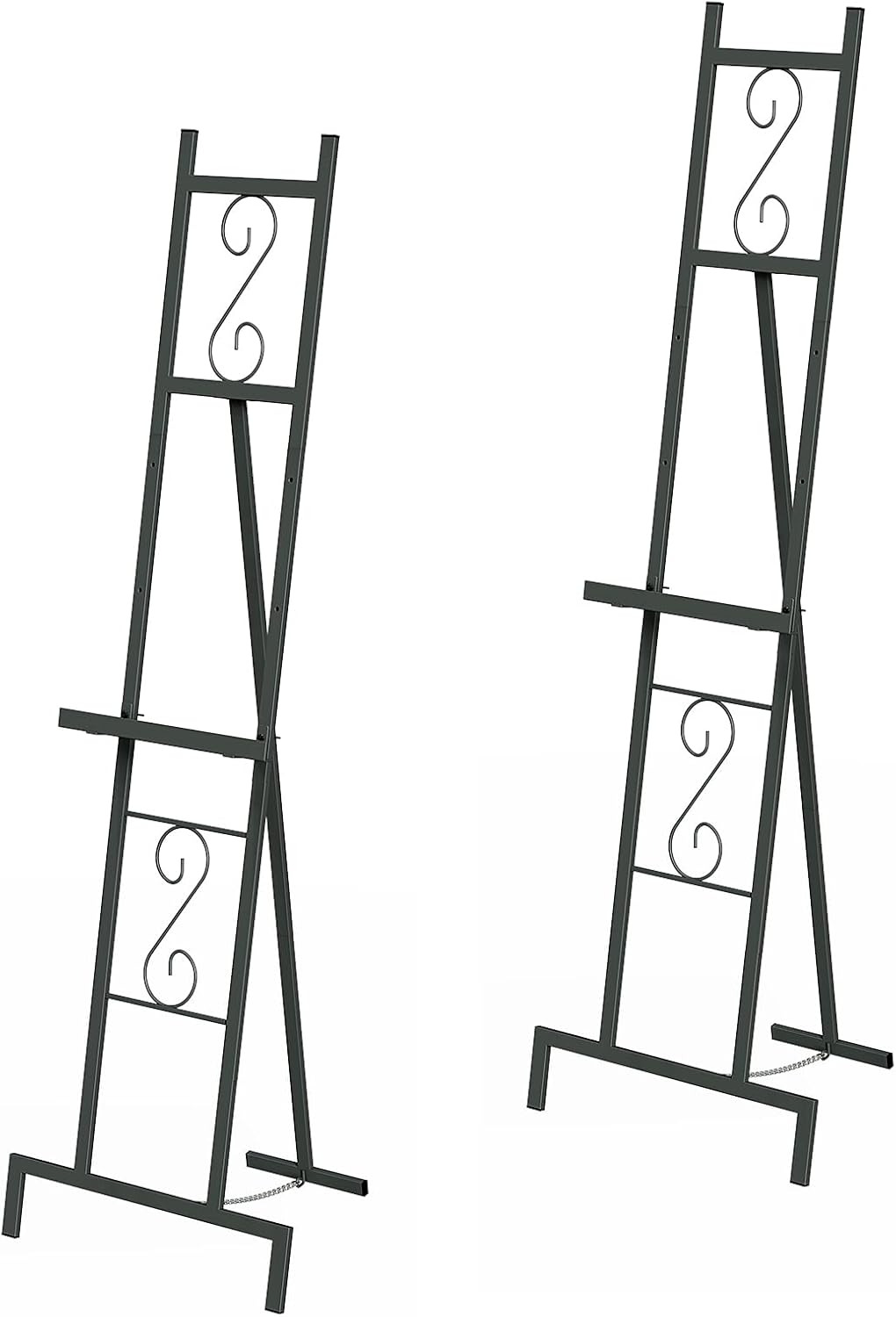 OUSHENG 2 Pack Easel Stand for Sign and Wedding Displays