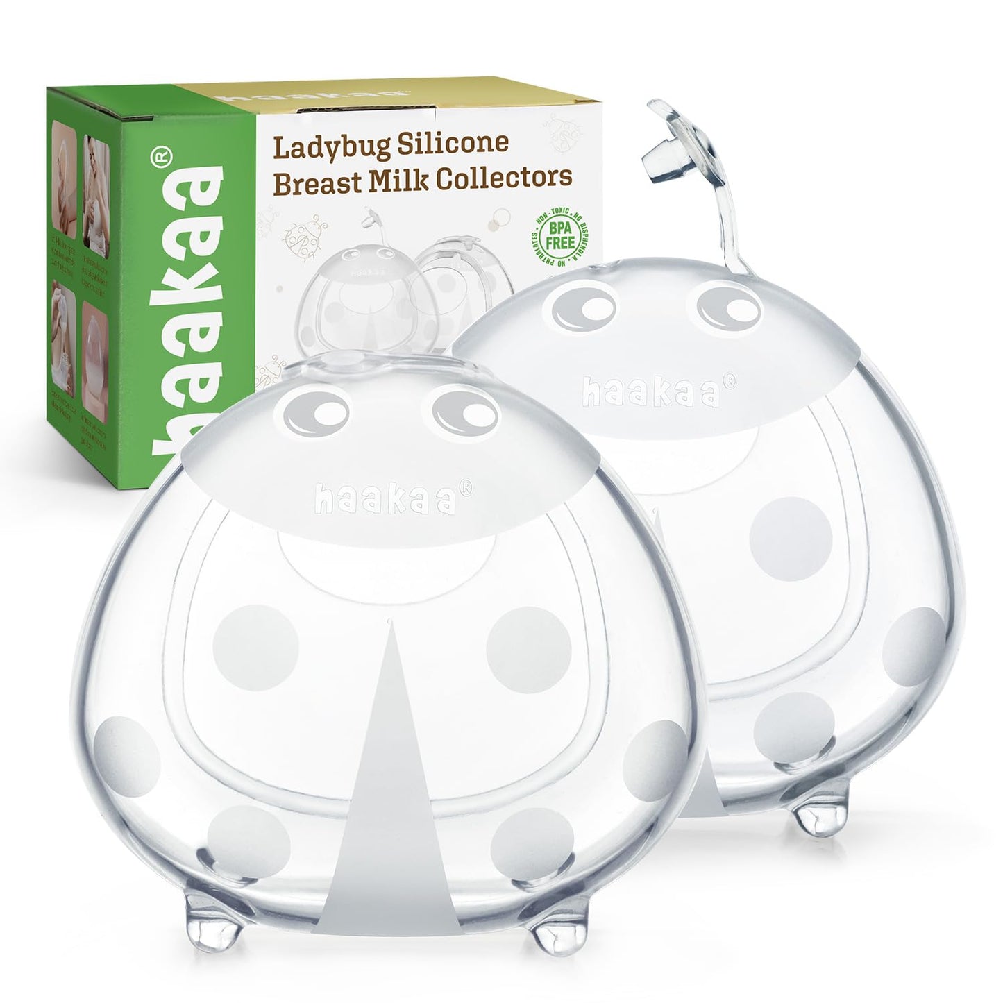 Haakaa Ladybug Silicone Breast Milk Collector for Nursing Moms