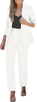 luvamia Women's Two Piece Pants Suit Set - Versatile Workwear