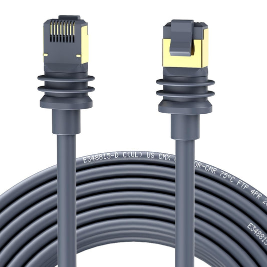 BEZOKABEL 15FT Waterproof Ethernet Cable - Reliable Connectivity