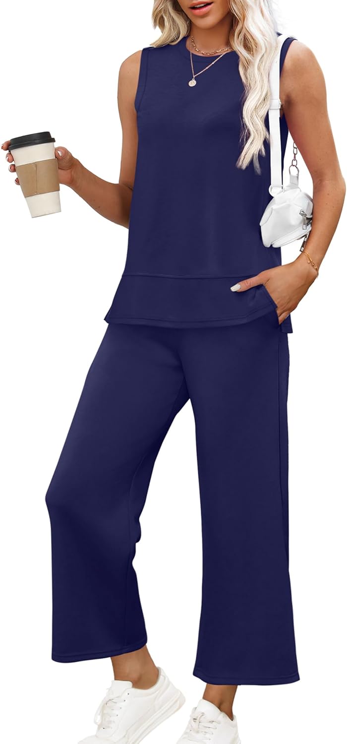 XIEERDUO Women's Summer Travel Tracksuit for Comfy Loungewear