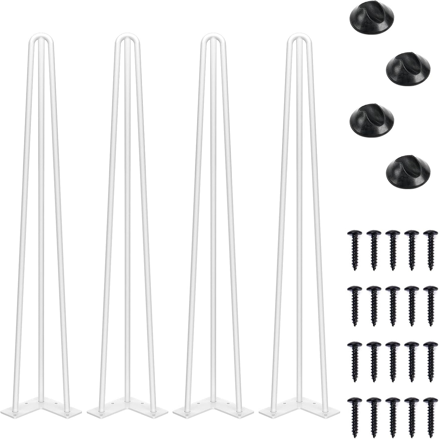 SMARTSTANDARD 30 Inch Hairpin Table Legs for Stylish Furniture