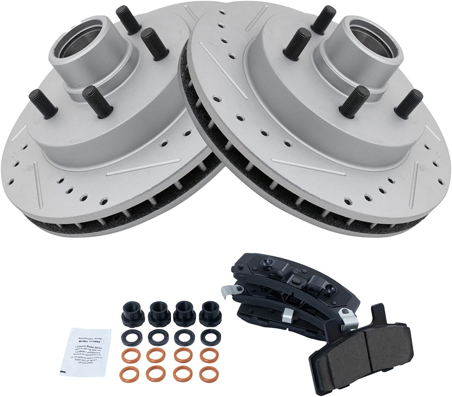 Premium Ceramic Brake Pad & Rotor Kit for Chevrolet & GMC Vehicles