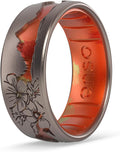 Enso Rings Etched Classic Silicone Ring - Etched Nature