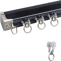 Aluminum Curtain Track Ceiling Rail for Room Dividers - Heavy Duty