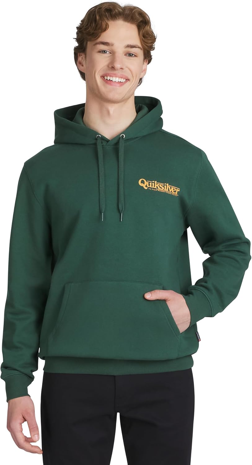 Quiksilver Men's Regular Fit Super Soft Fleece Hoodie for Comfort