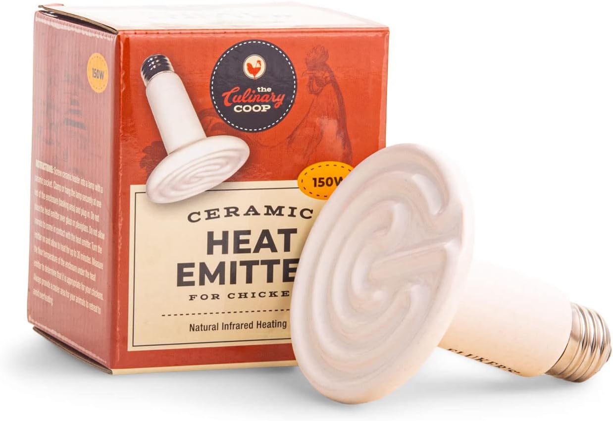 Fluker's 150W Ceramic Heat Emitter - Cozy Chicken Coop Heating
