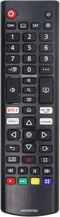 Replacement Remote Control for LG TV Remote AKB76037601 - Quick Setup