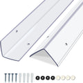 Clear Screws Installation Wall Corner Protectors - Transparent Edge