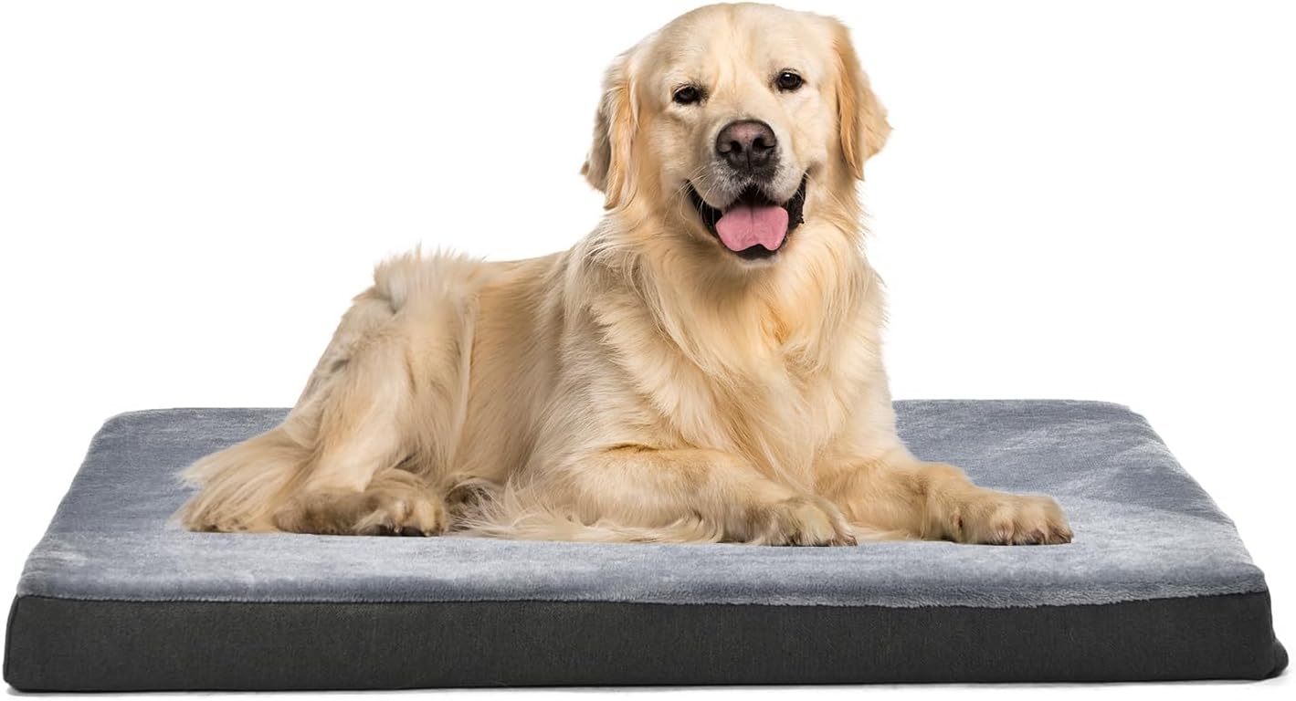 Cooling Gel Memory Foam Dog Bed for Ultimate Comfort and Support