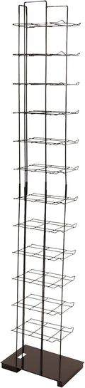 Black Floor Standing Ball Cap Rack Hat Display - Holds 72 Caps