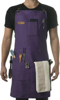 10oz Cotton Canvas Chef Apron with Bottle Opener - Cross Back Fit