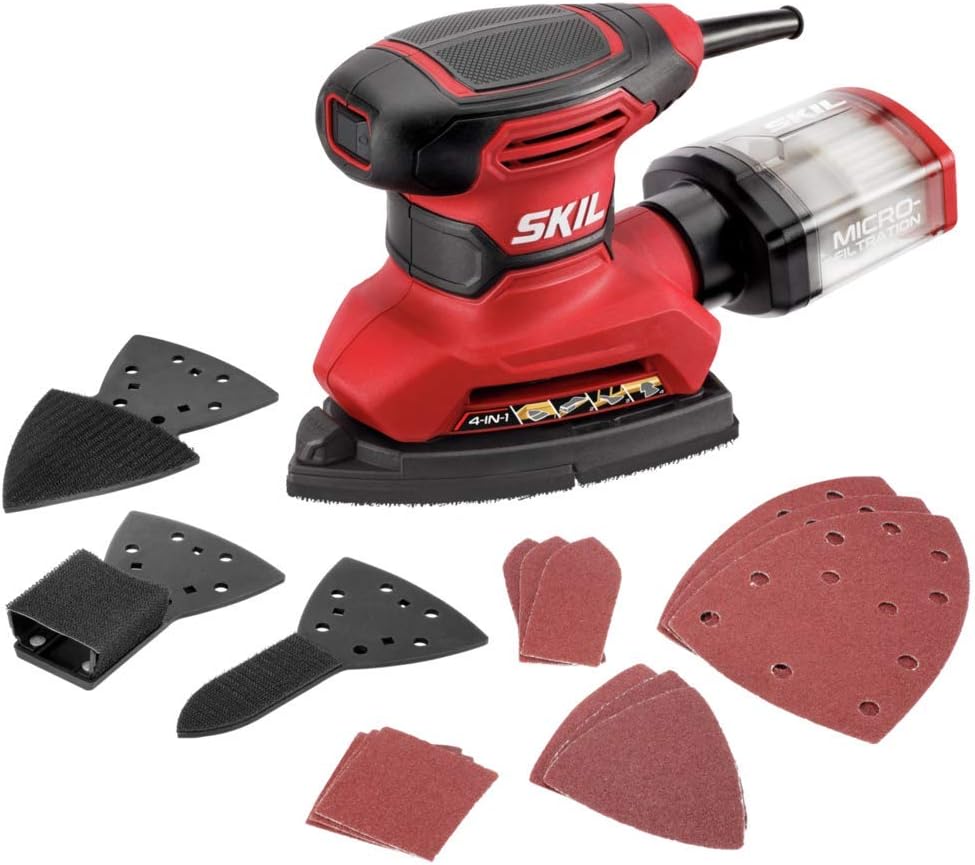 SKIL Corded Multi-Function Detail Sander for Smooth Finishing