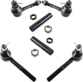 TRQ Front Tie Rod Set Compatible with 1994 Nissan D21 and 1993-1997