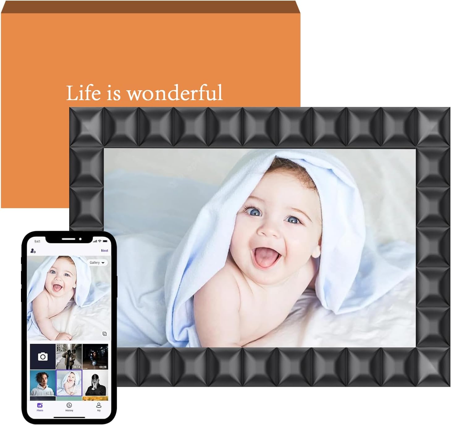 10.1 WiFi Digital Picture Frame with Smart Cloud Features