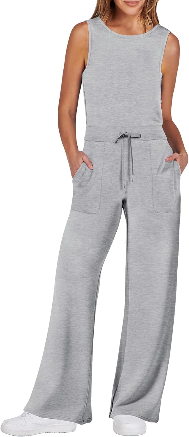 Stylish ANRABESS Womens Jumpsuit for Spring and Fall Wear