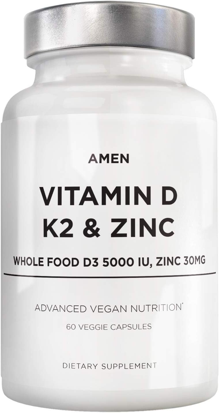 Immune Boosting Vegan Supplement - Amen D3 K2 Zinc