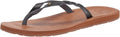 Roxy Women's Liza Sandal Flip-Flop - Braided Faux Leather