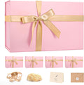LIFELUM Large Pink Gift Box for Christmas and Special Occasions
