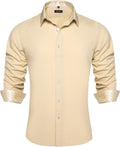 Men's Dress Shirt Long Sleeve Button Down - Smart Casual Classic