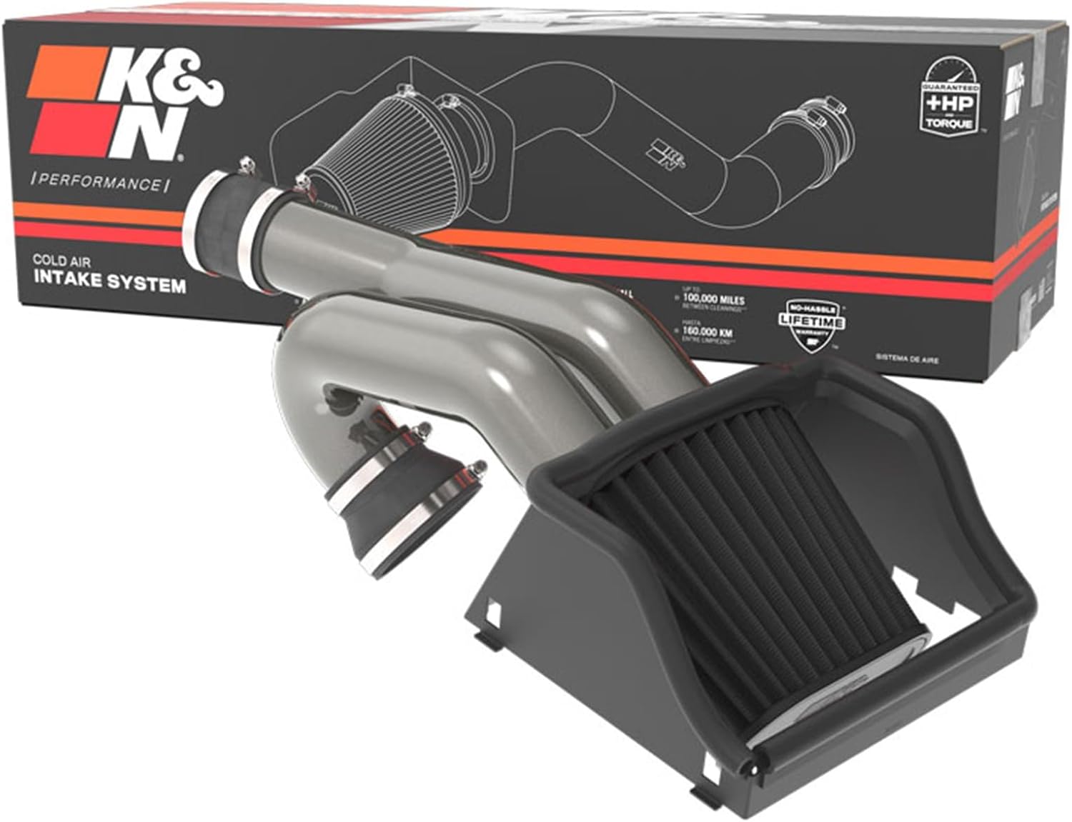 K&N Cold Air Intake System for 2015-2025 Ford Expedition & F150