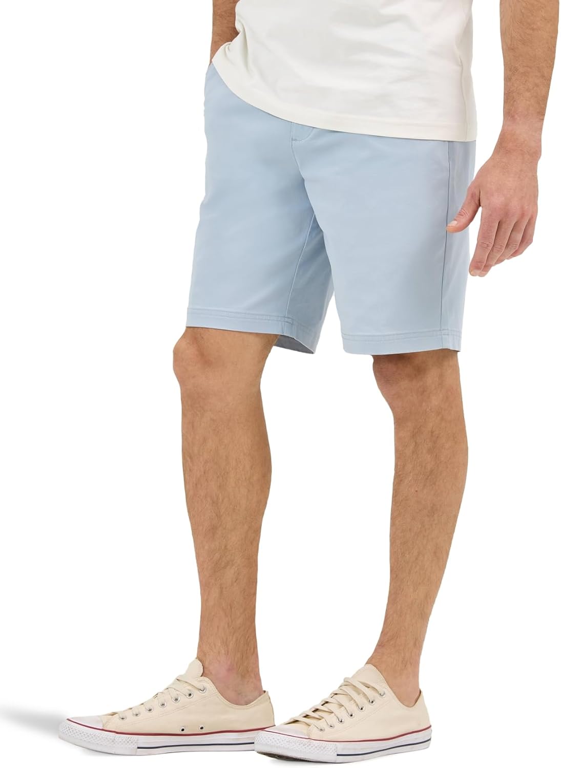 Lee Mens Big & Tall Extreme Motion Flat Front Shorts for Comfort